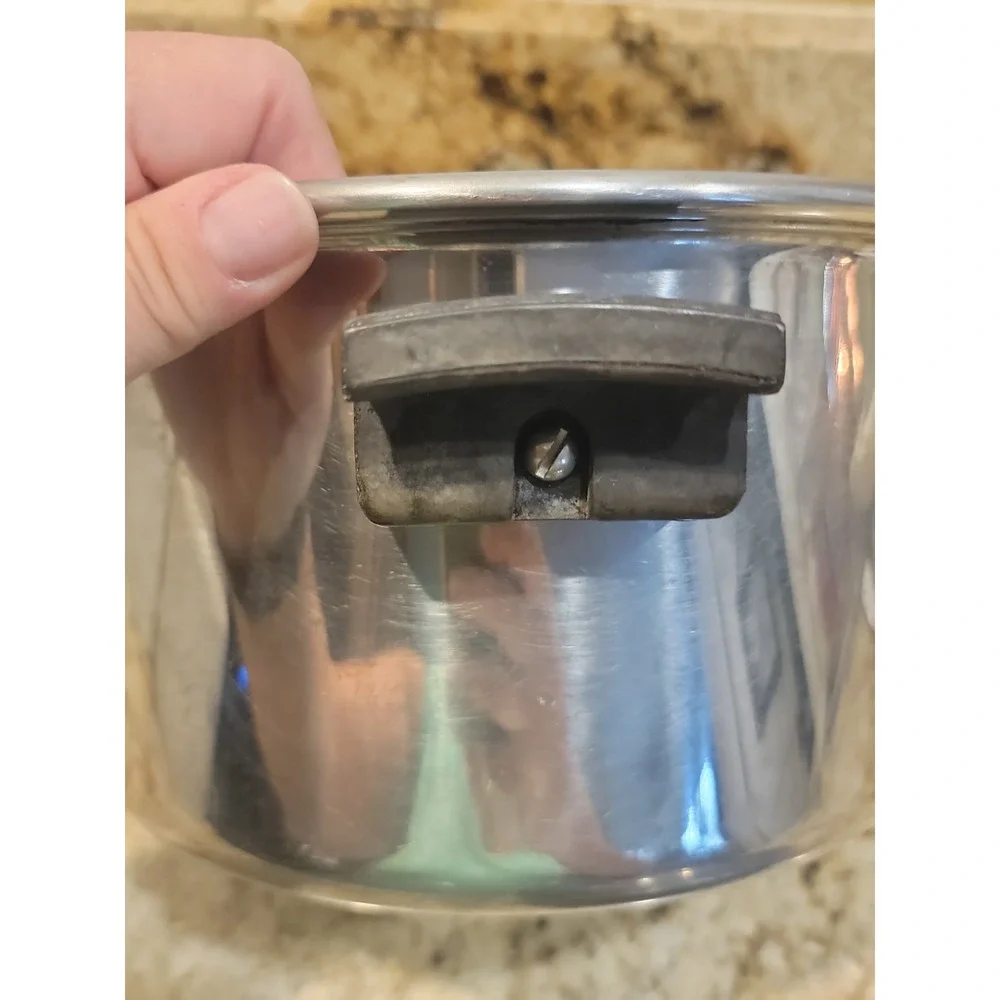 Flavor Seal By Cory Pluramelt  4 qt Stock pot with lid Stainless Steel 18-8